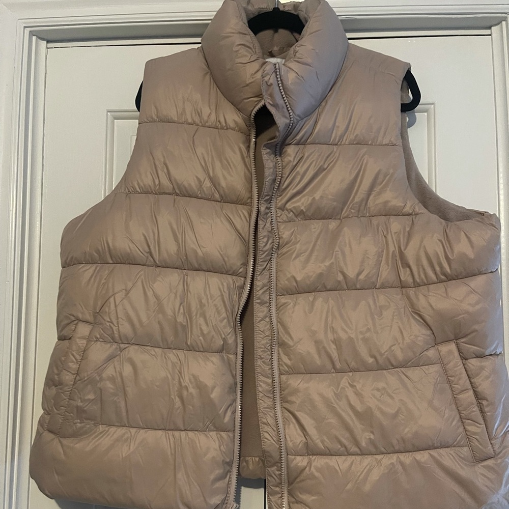 Deep Mauve Puffer Vest